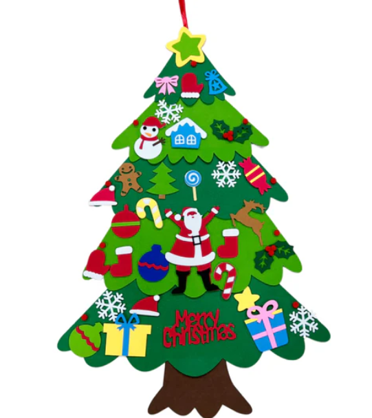 DIY Felt Christmas Tree Decoration