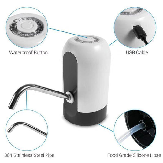 Bottled water pump and water dispenser