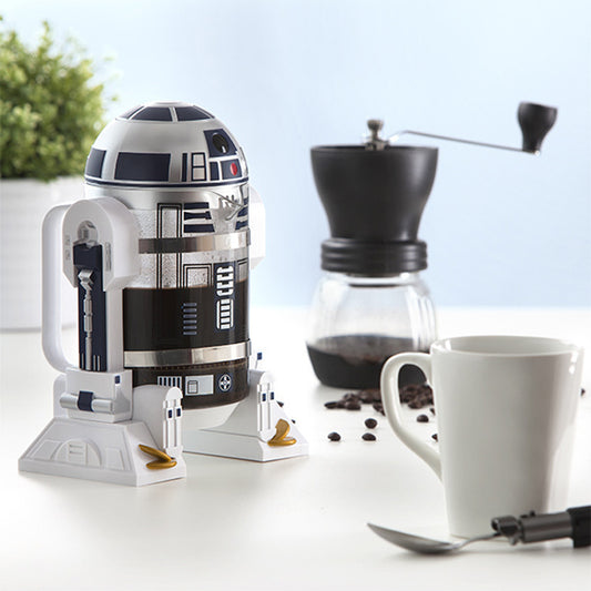 French Press Star R2-D2 Space Robot Mini Coffee Machine
