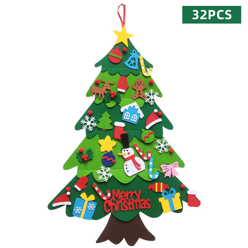 DIY Felt Christmas Tree Decoration