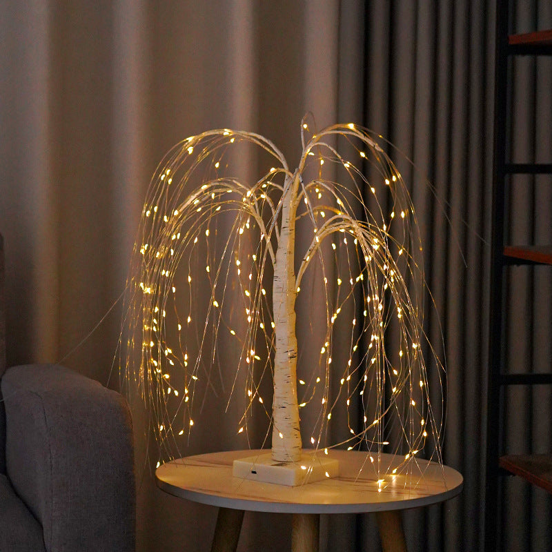 LED Christmas Willow Tree Table Lamp