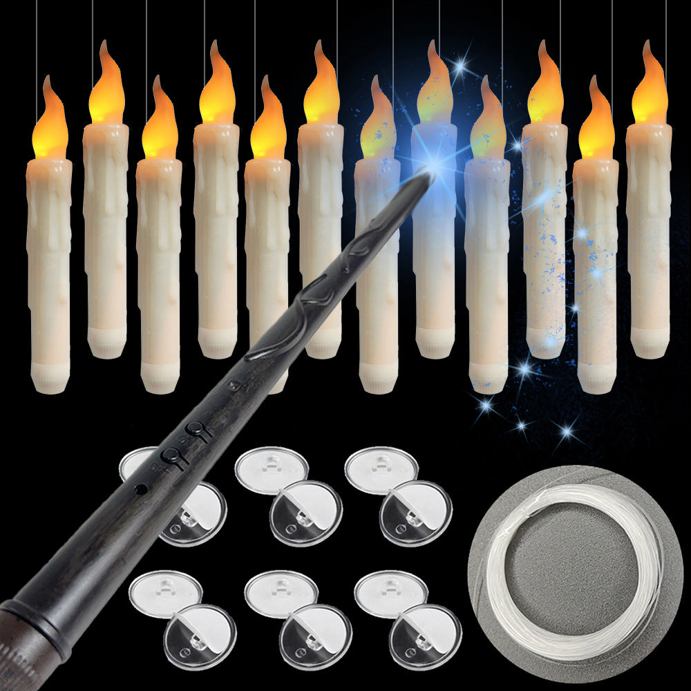 LED Lights Floating Candles with Wand