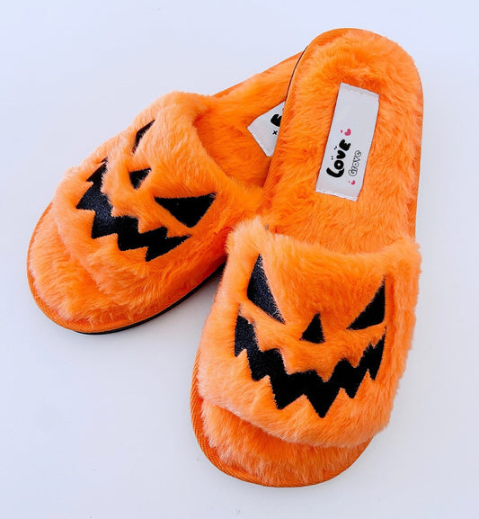 Halloween Soft Open Toe Slippers