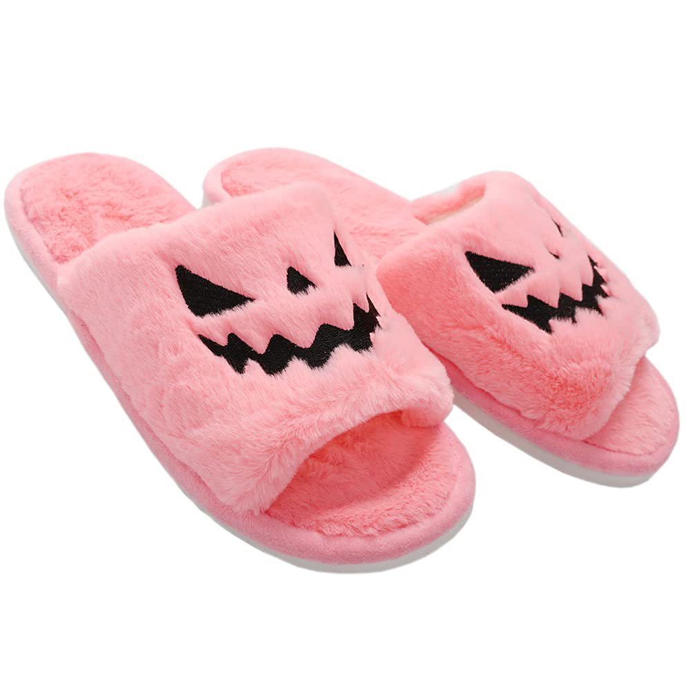 Halloween Soft Open Toe Slippers