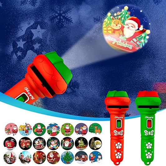 Christmas Cartoon Projection Flashlight Toys