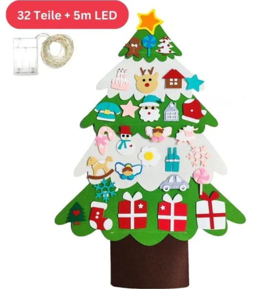 DIY Felt Christmas Tree Decoration