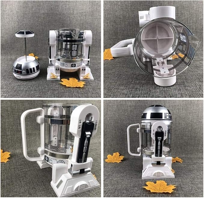 French Press Star R2-D2 Space Robot Mini Coffee Machine