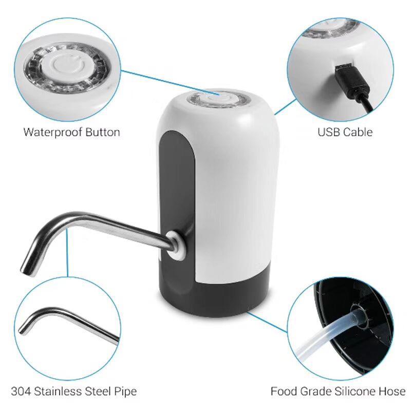 Bottled water pump and water dispenser