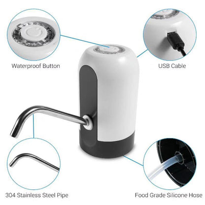 Bottled water pump and water dispenser