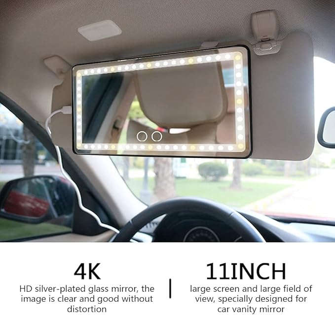 Car LED Vanity Mirror