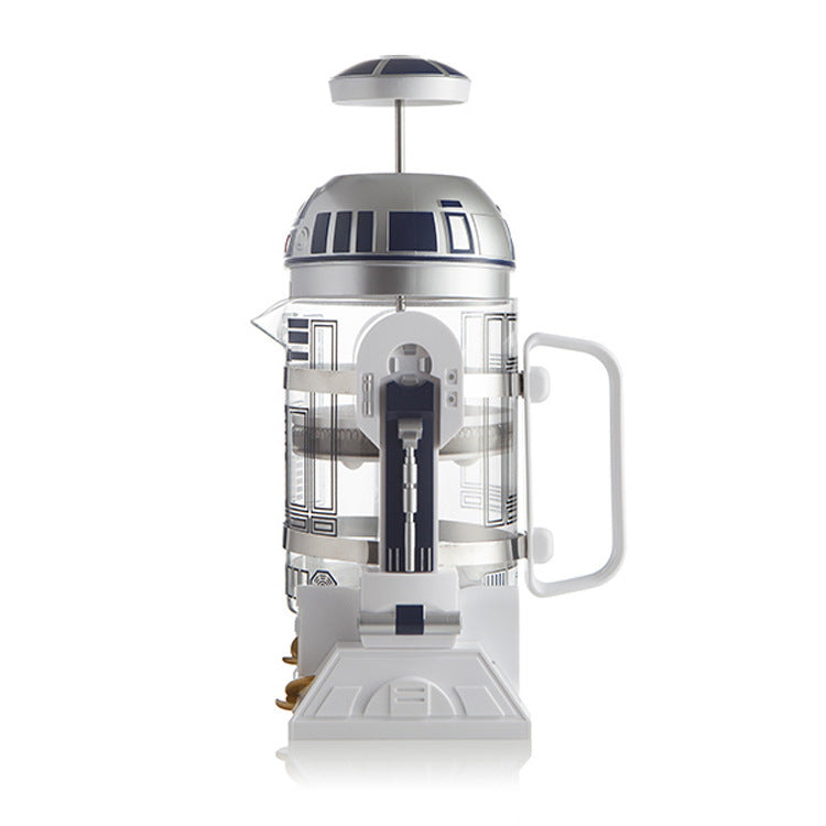 French Press Star R2-D2 Space Robot Mini Coffee Machine