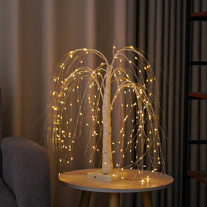 LED Christmas Willow Tree Table Lamp