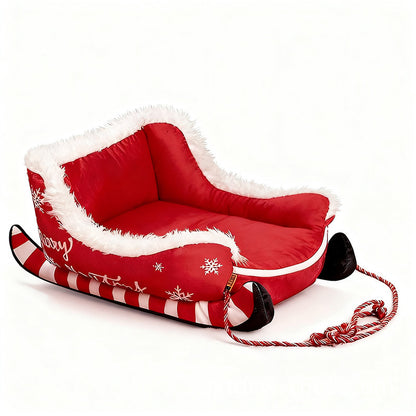 Christmas Sleigh Pet Bed