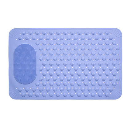 Non-Slip Bath Mat with Brush