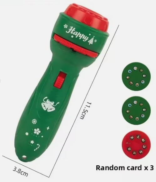 Christmas Cartoon Projection Flashlight Toys