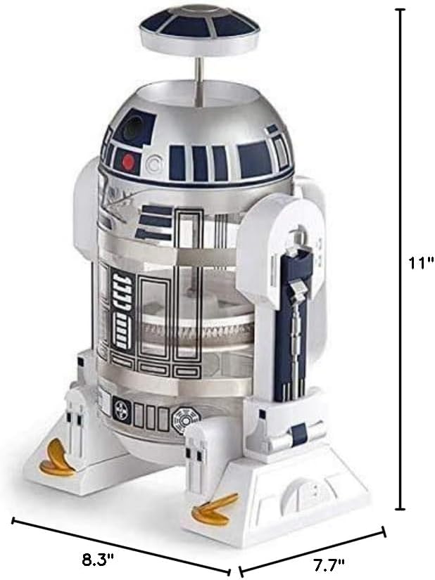 French Press Star R2-D2 Space Robot Mini Coffee Machine