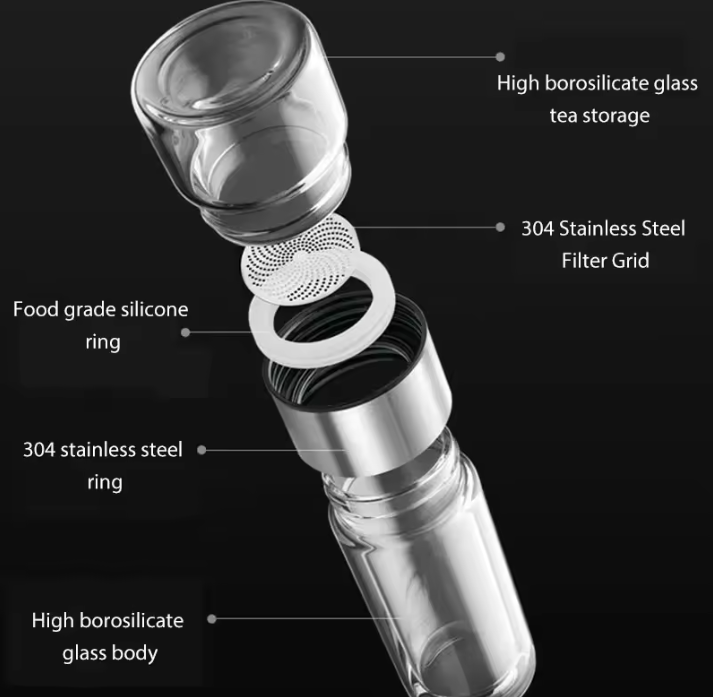 Tea Infuser Portable Bottle